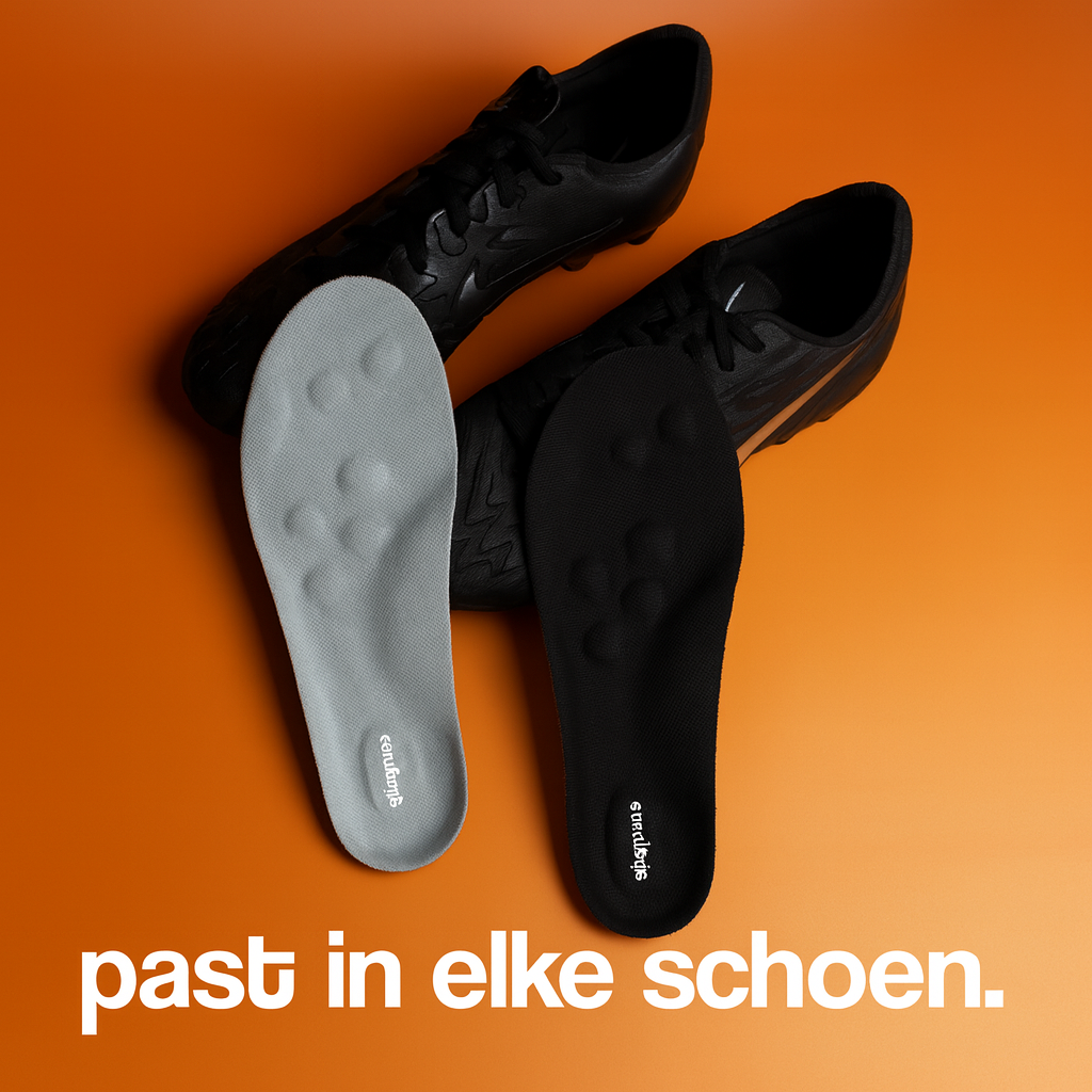 KickZone ImpactShield™ Inlegzolen - Stop hielpijn bij voetbal - Past in elke schoen