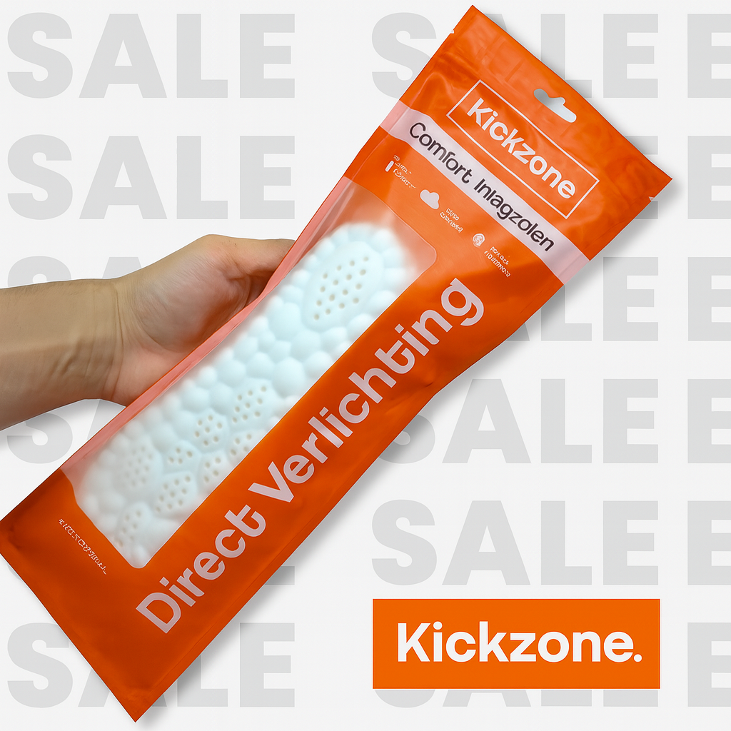 KickZone ImpactShield™ Inlegzolen - Stop hielpijn bij voetbal - Past in elke schoen