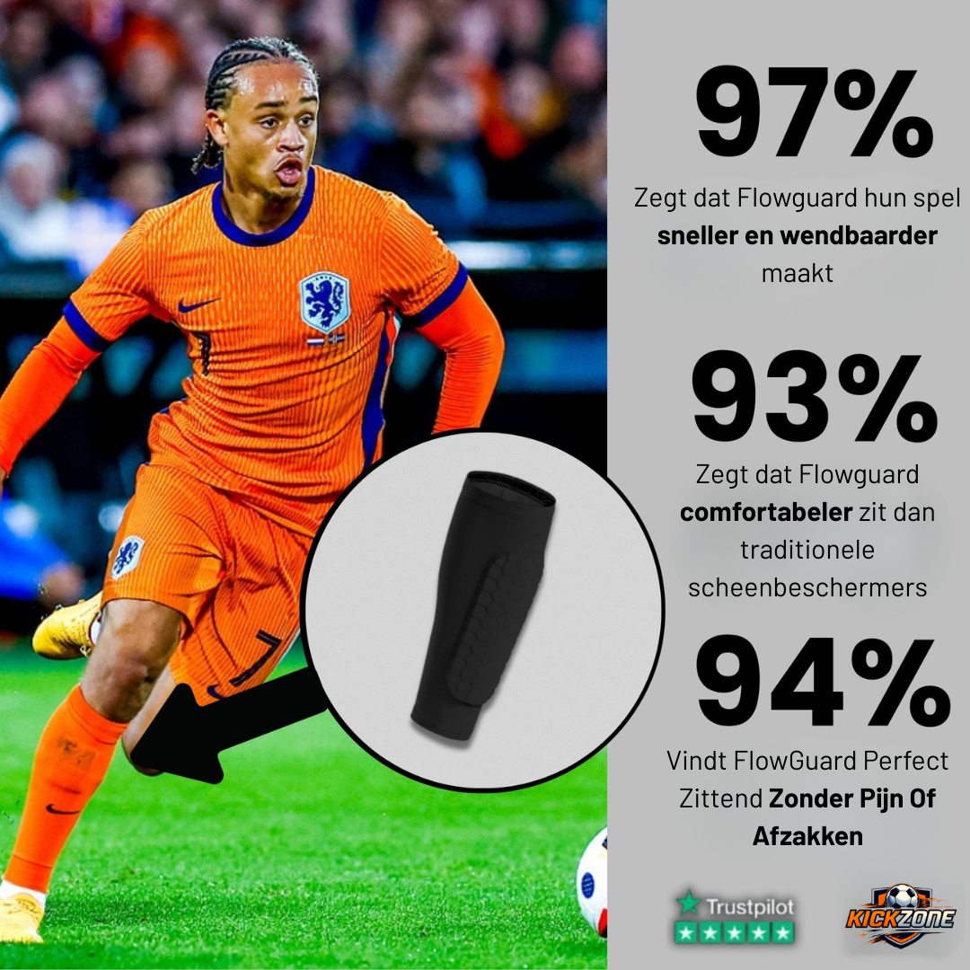 Kickzone FlowGuard™ - Ingebouwde Scheenbeschermers