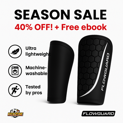 Kickzone FlowGuard™ - Shock Wave Absorption Shin Guards