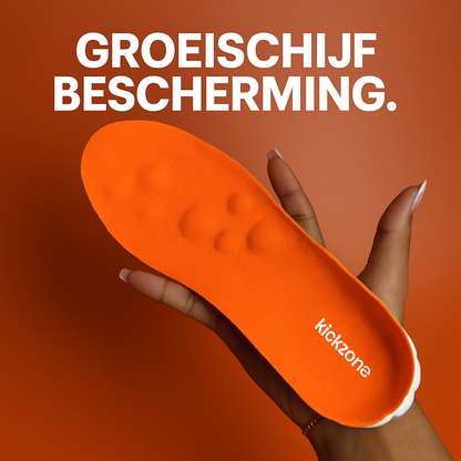 KickZone ImpactShield™ Inlegzolen - Stop hielpijn bij voetbal - Past in elke schoen